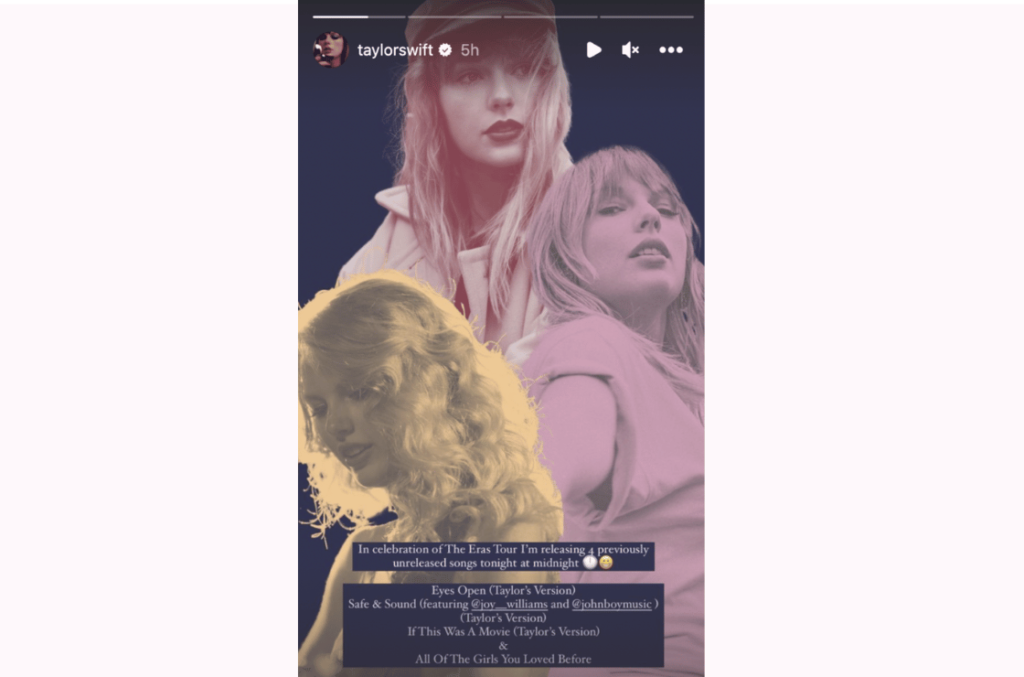 Taylor Swift post
